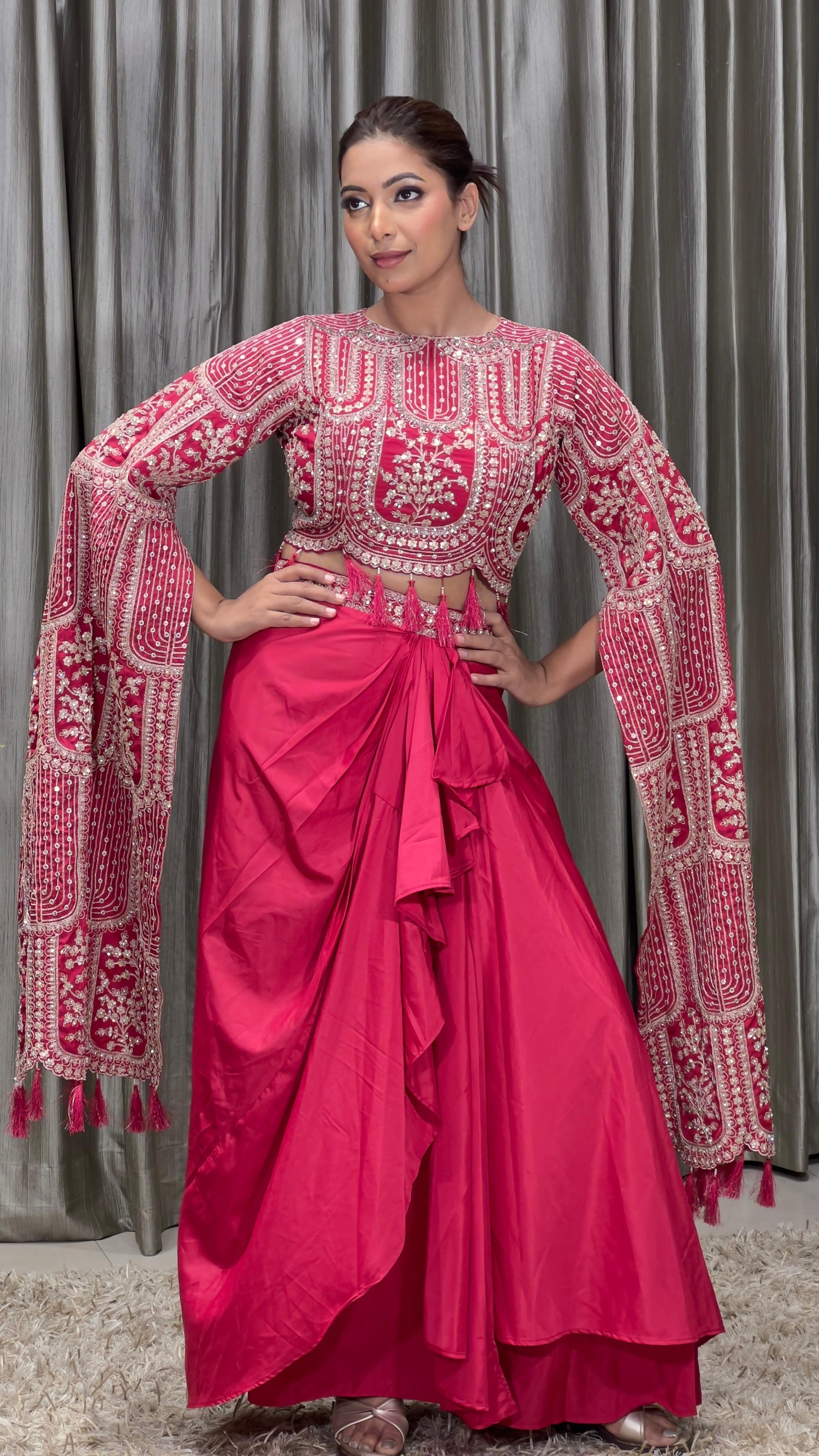 COCKTAIL PARTIES,MODERN WEDDEING FUNCTION INDO WESTERN OUTFIT