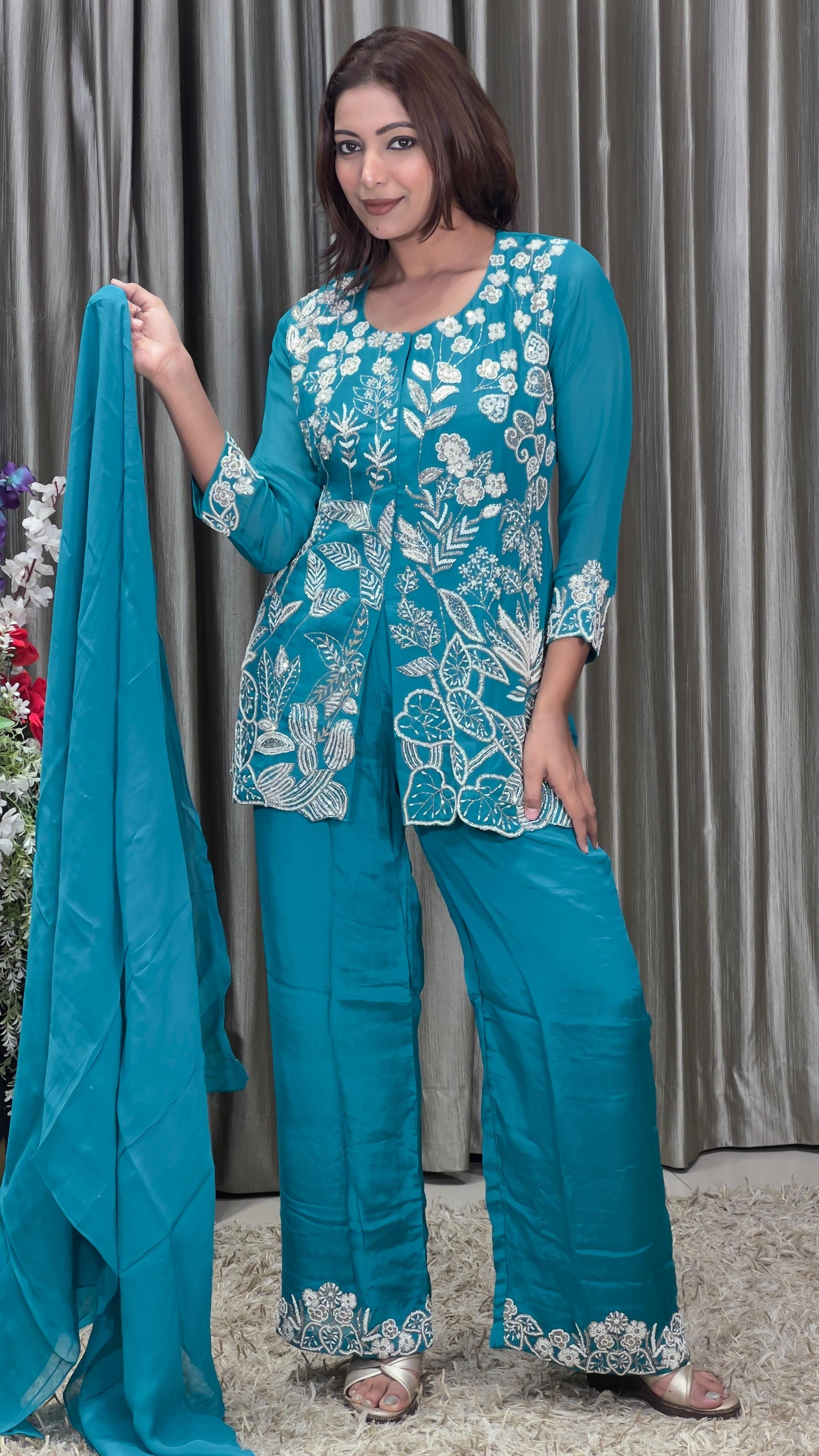 INDO-WESTERN PALAZZO SET