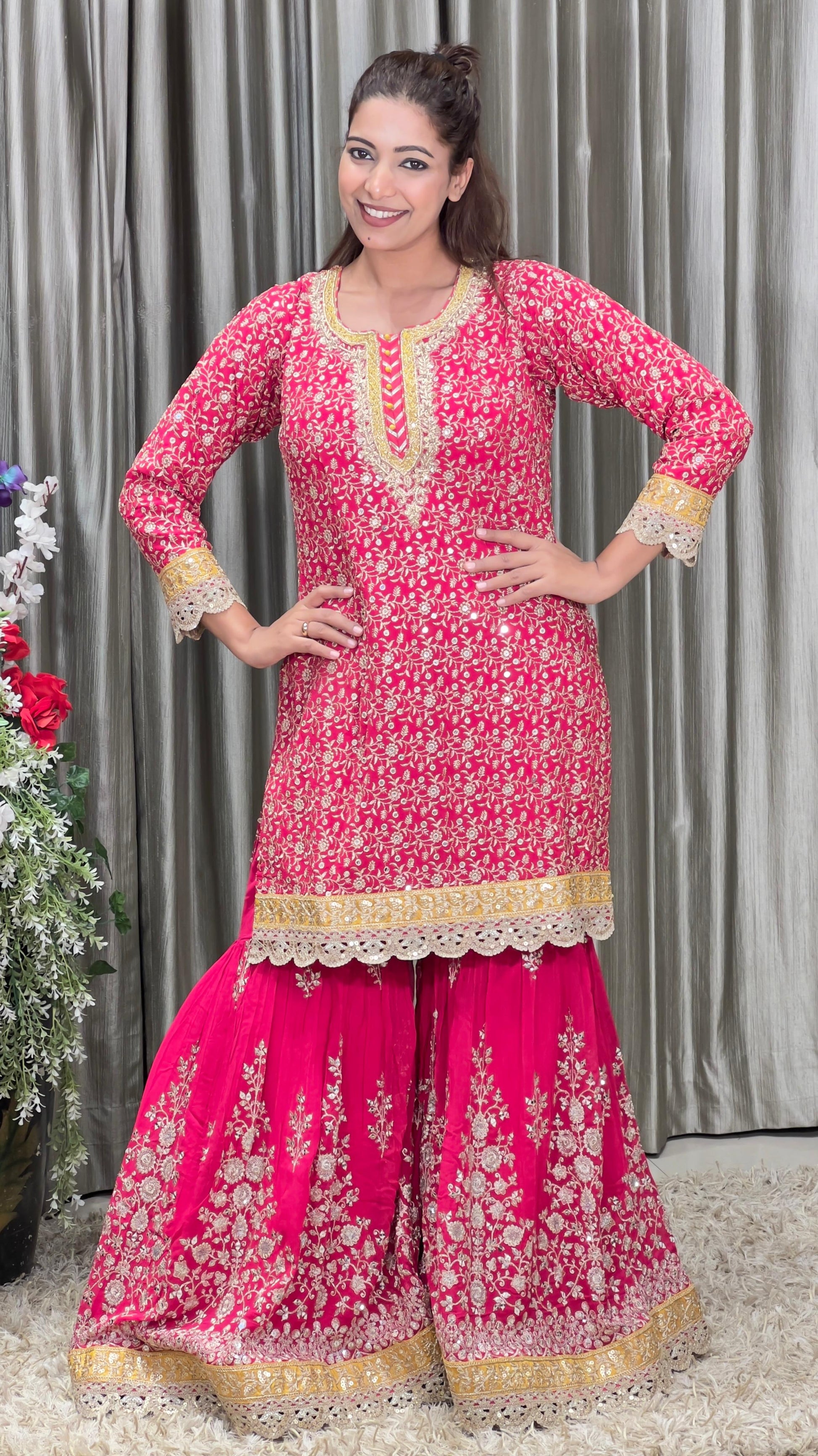 GHARARA,PALAZZO,SANGEET,PARTY WEAR,FUNCTIONAL,TRADITIONAL,WEDDING