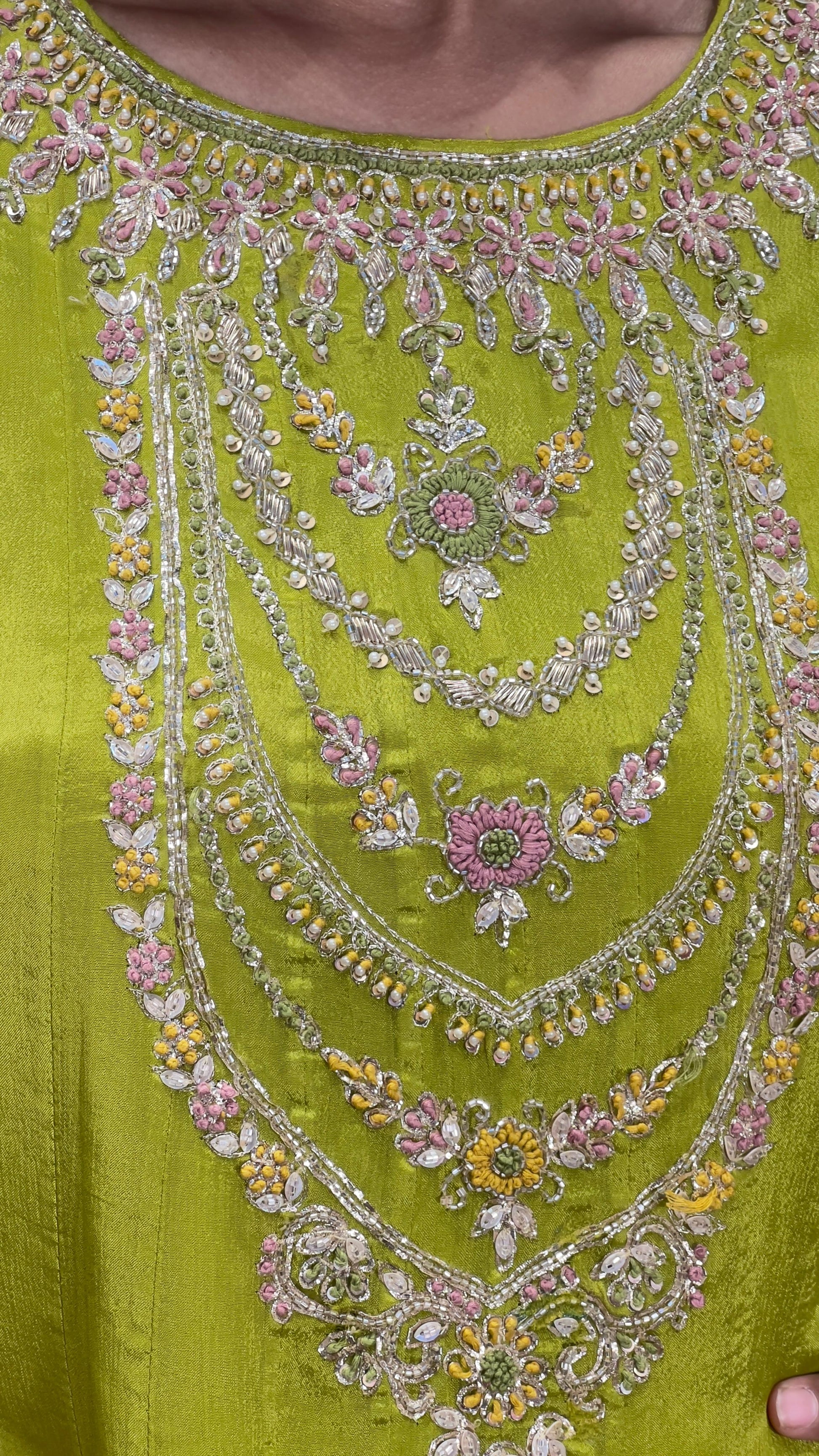 FLOOR TOUCH GOWN PARTY WEAR DRESS