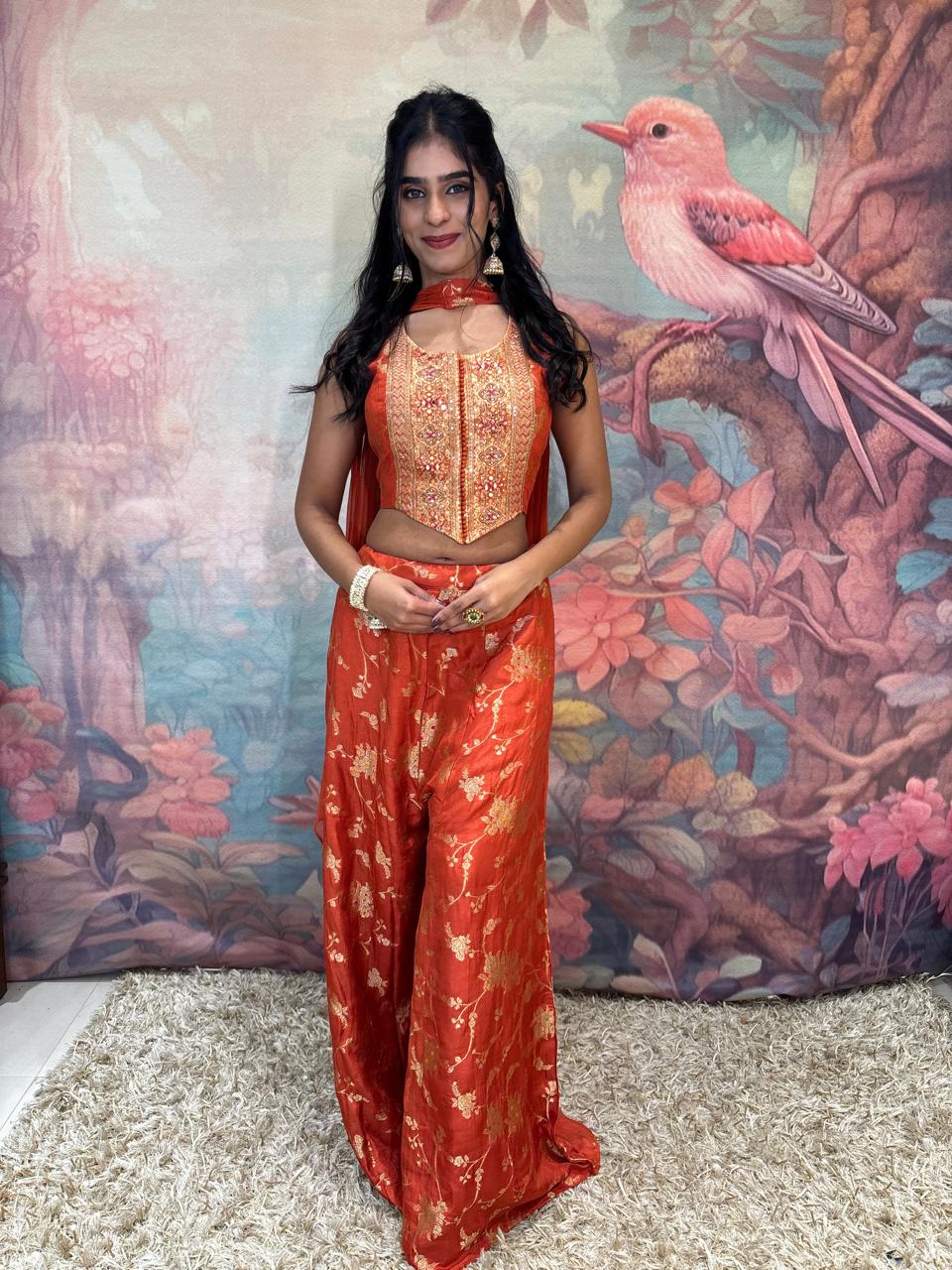 INDO-WESTERN PARTY WEAR OUTFIT