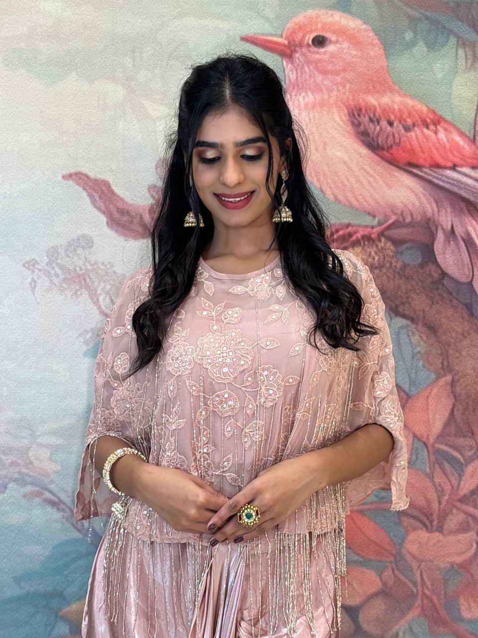 INDO-WESTERN FESTIVE STYLE,HALDI,MEHNDI OCCASSION PARTY WEAR