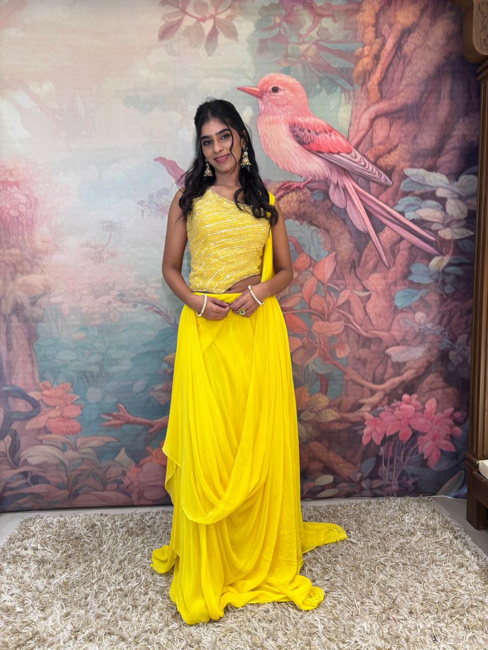 INDO-WESTERN HALDI,FESTIVE WAER OUTFIT