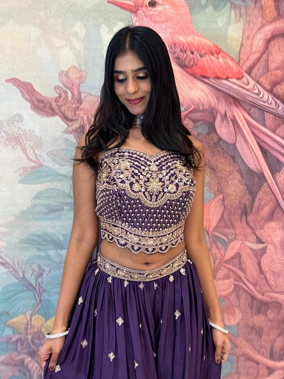 INDO-WESTERN SPEGHETI STYLE OUTFIT HALDI,MEHNDI,FESTIVE WEAR