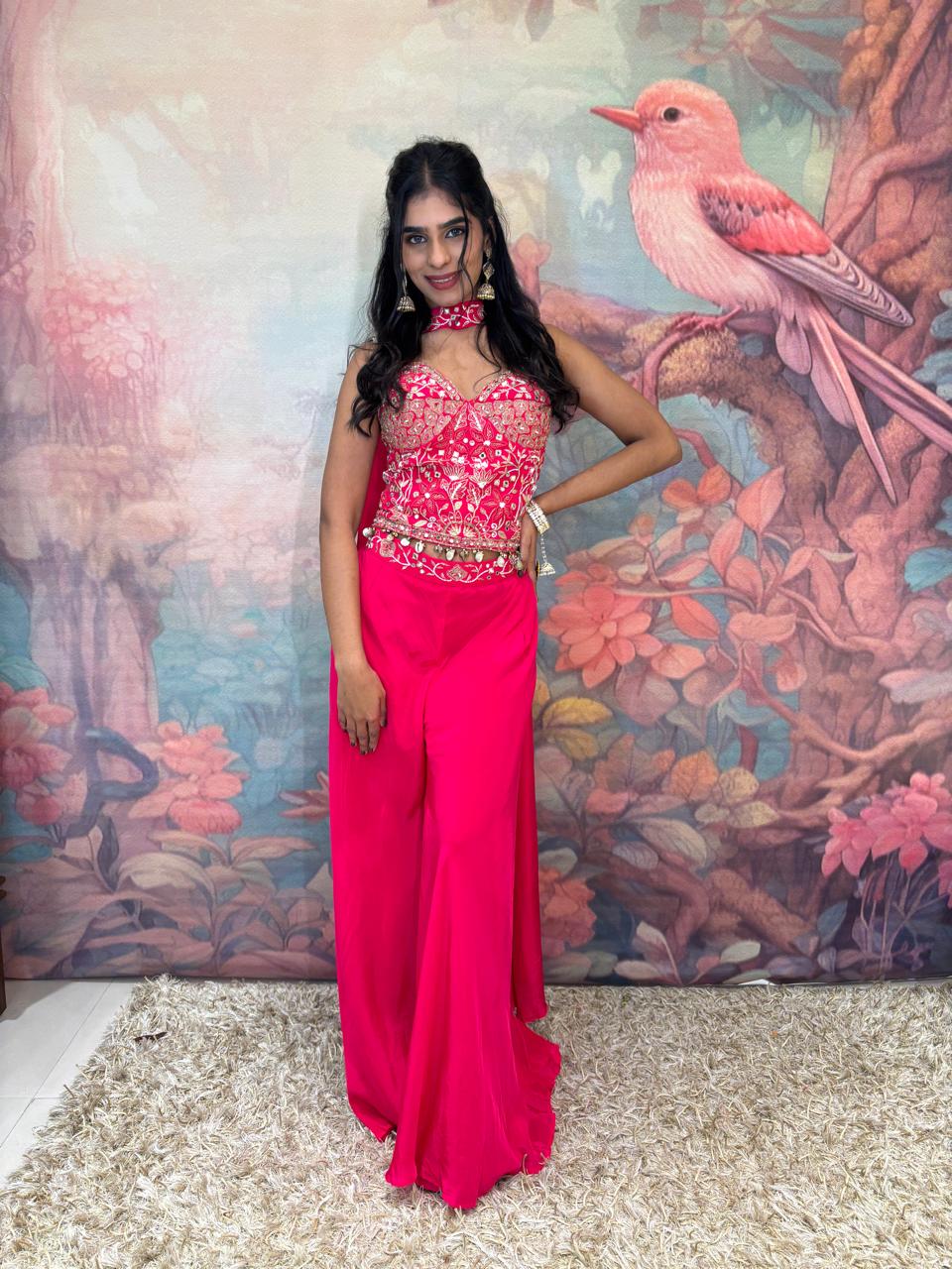 INDO-WESTERN FESTIVE PARTY WEAR OUTFIT