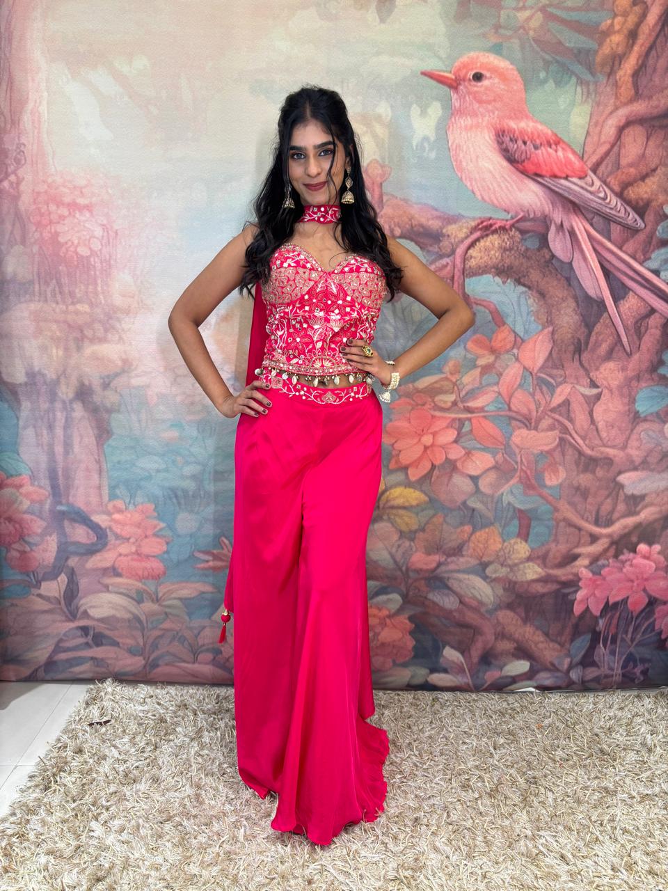 INDO-WESTERN FESTIVE PARTY WEAR OUTFIT