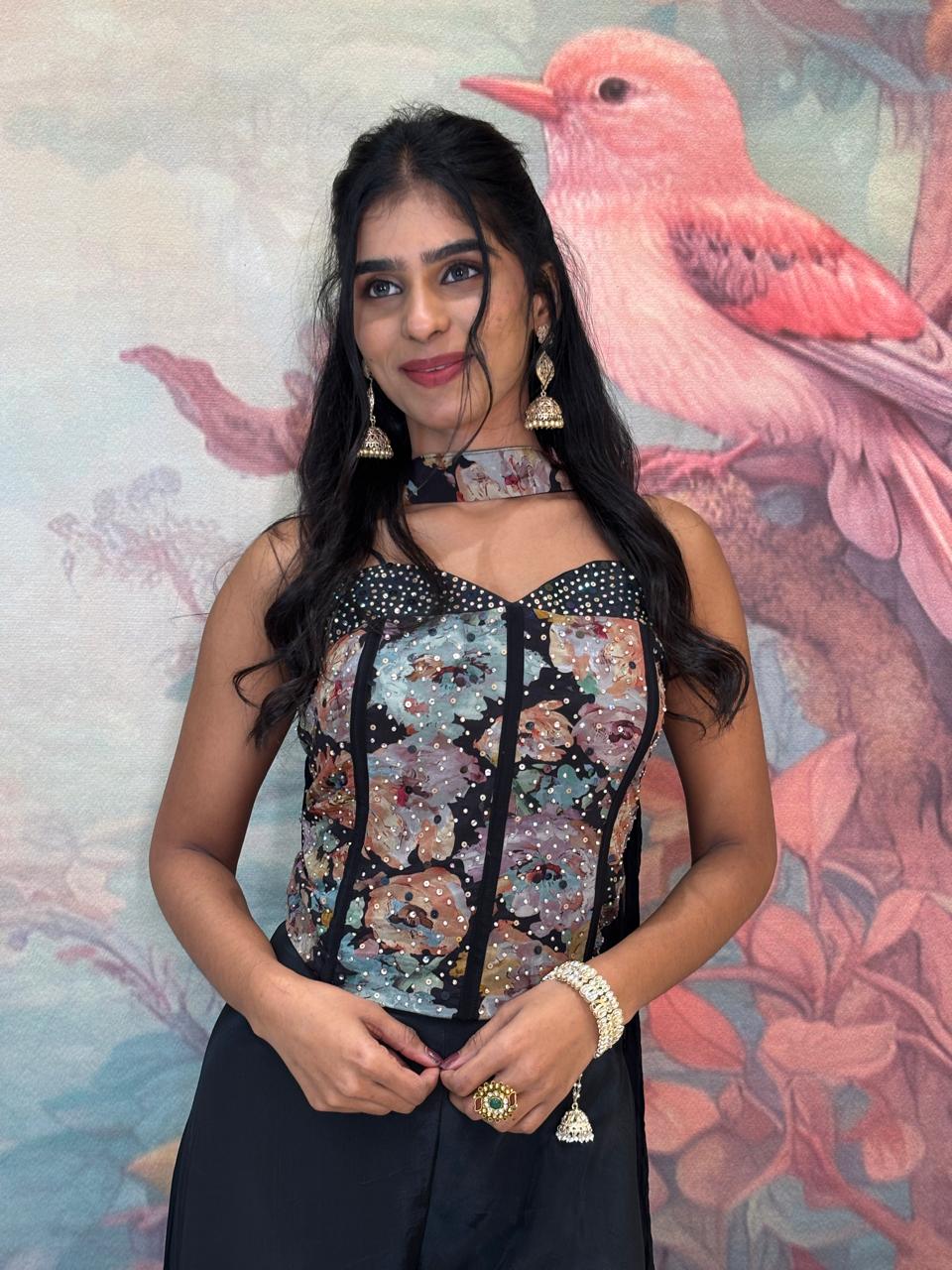 INDO-WESTERN FESTIVE OCCASSION PARTY WEAR OUTFIT