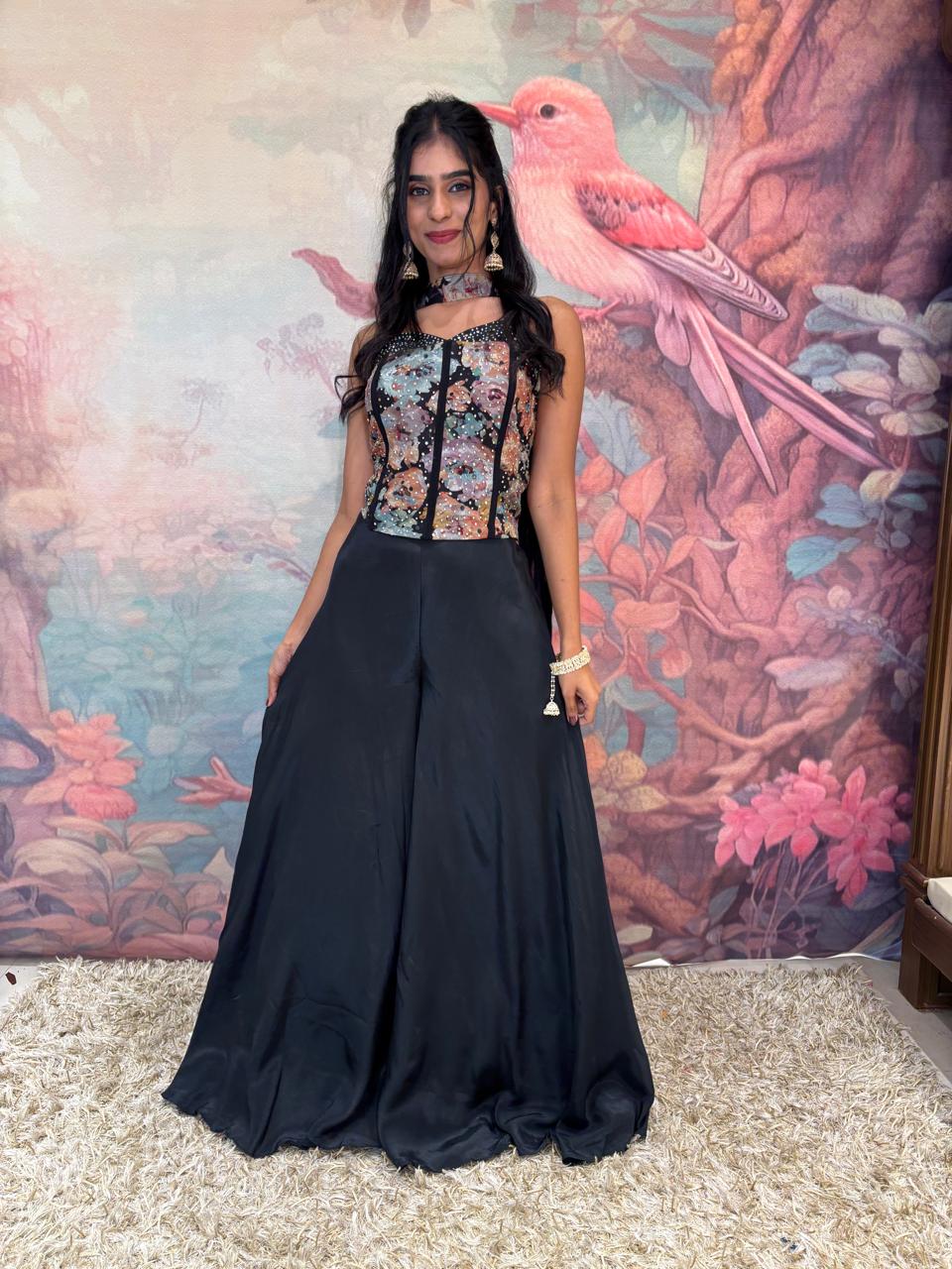 INDO-WESTERN FESTIVE OCCASSION PARTY WEAR OUTFIT