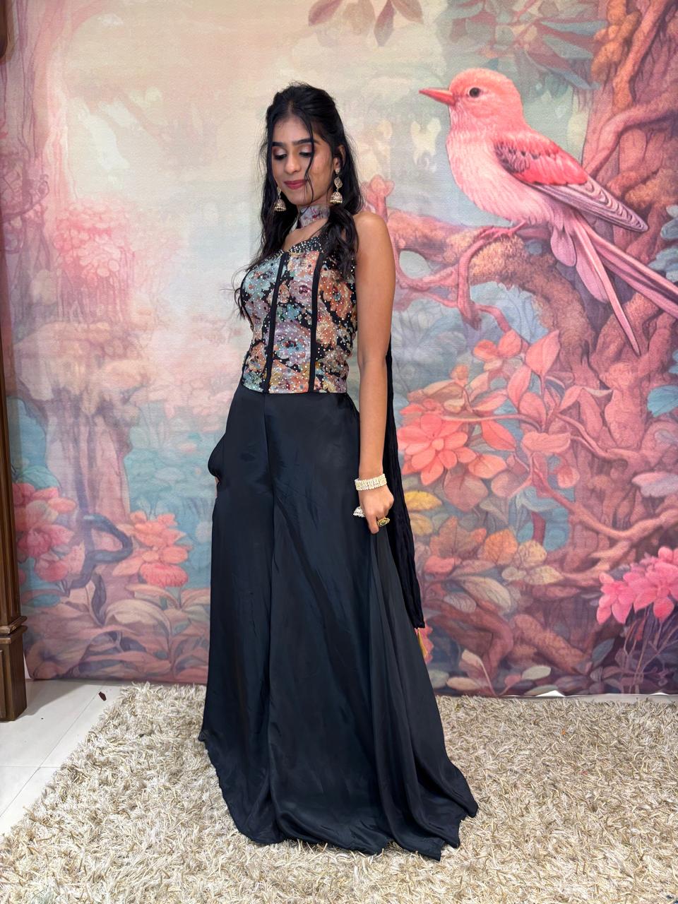 INDO-WESTERN FESTIVE OCCASSION PARTY WEAR OUTFIT