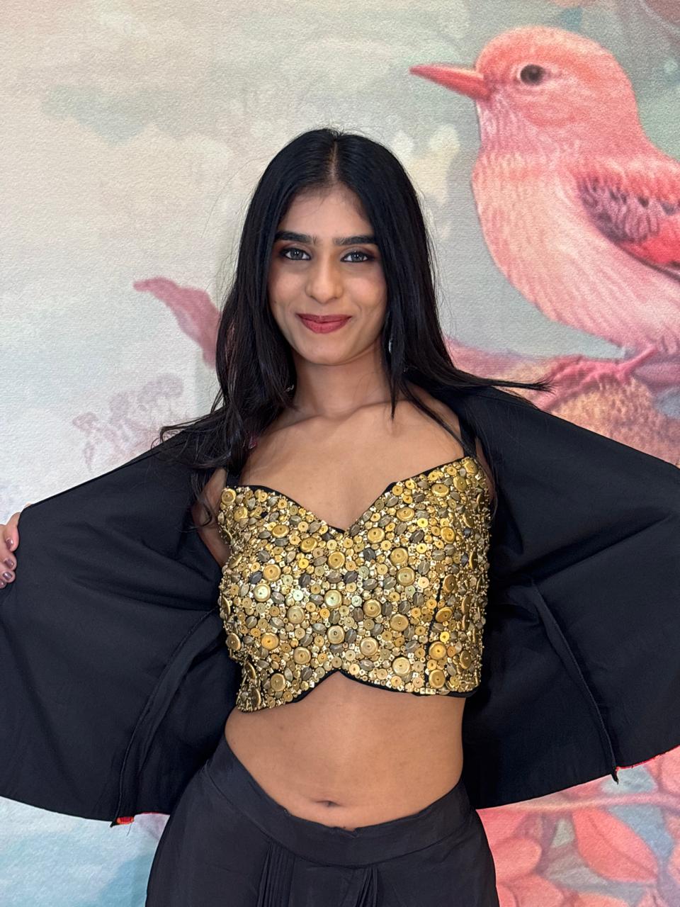 INDO-WESTERN DHOTI STYLE OUTFIT