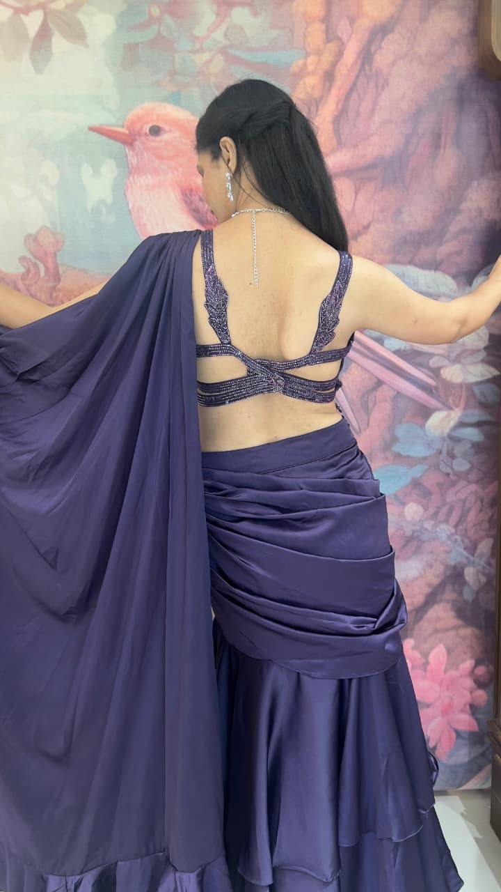 DESIGNER FISH-CUT LEHENGA