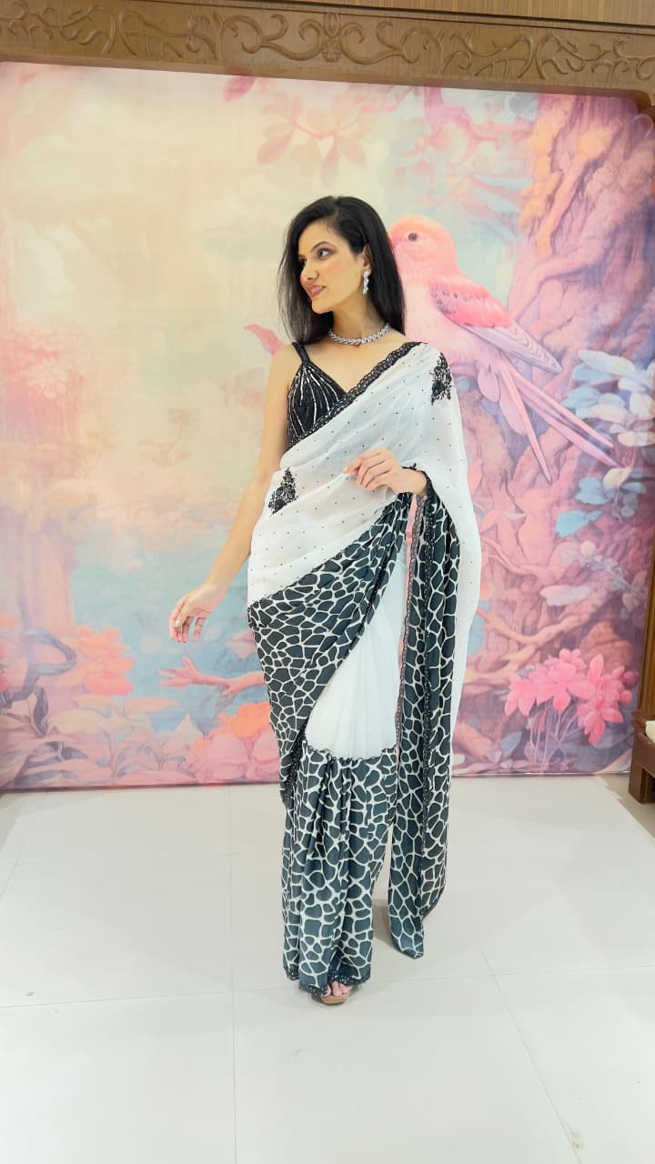 COCKTAIL LOOK PARTY WEAR SAREE