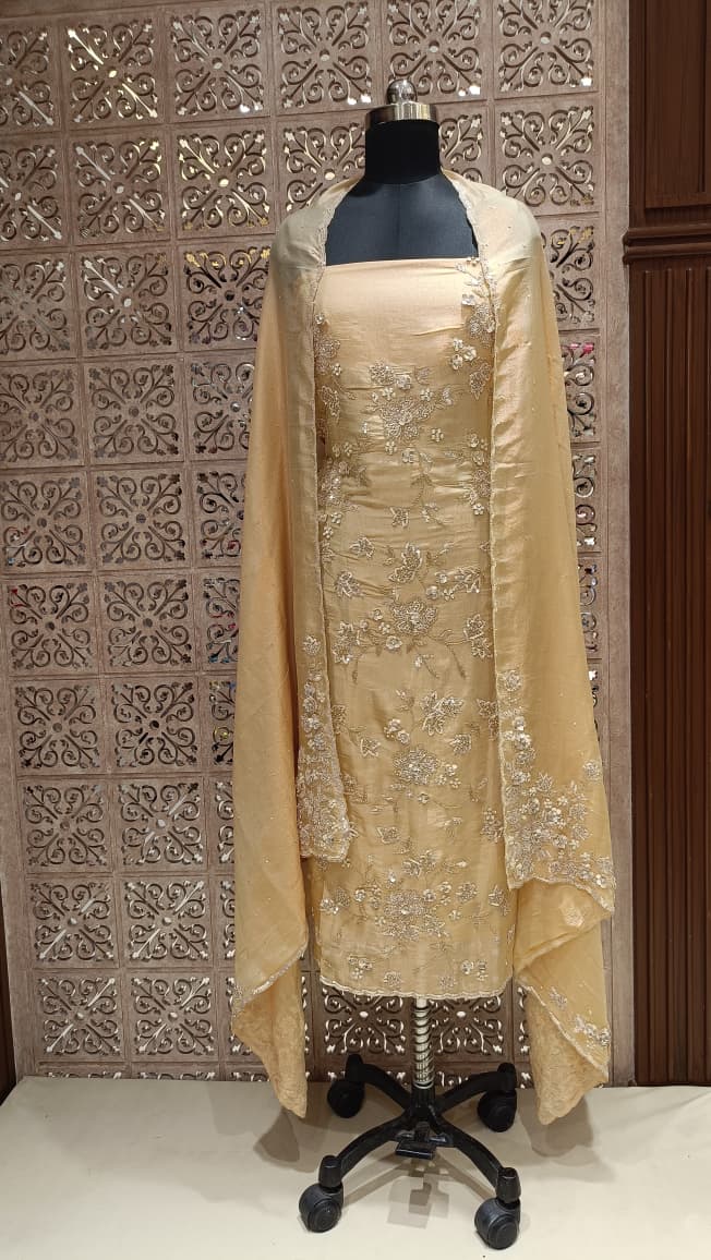 DESIGNER PARTY WEAR DRESS MATERIAL