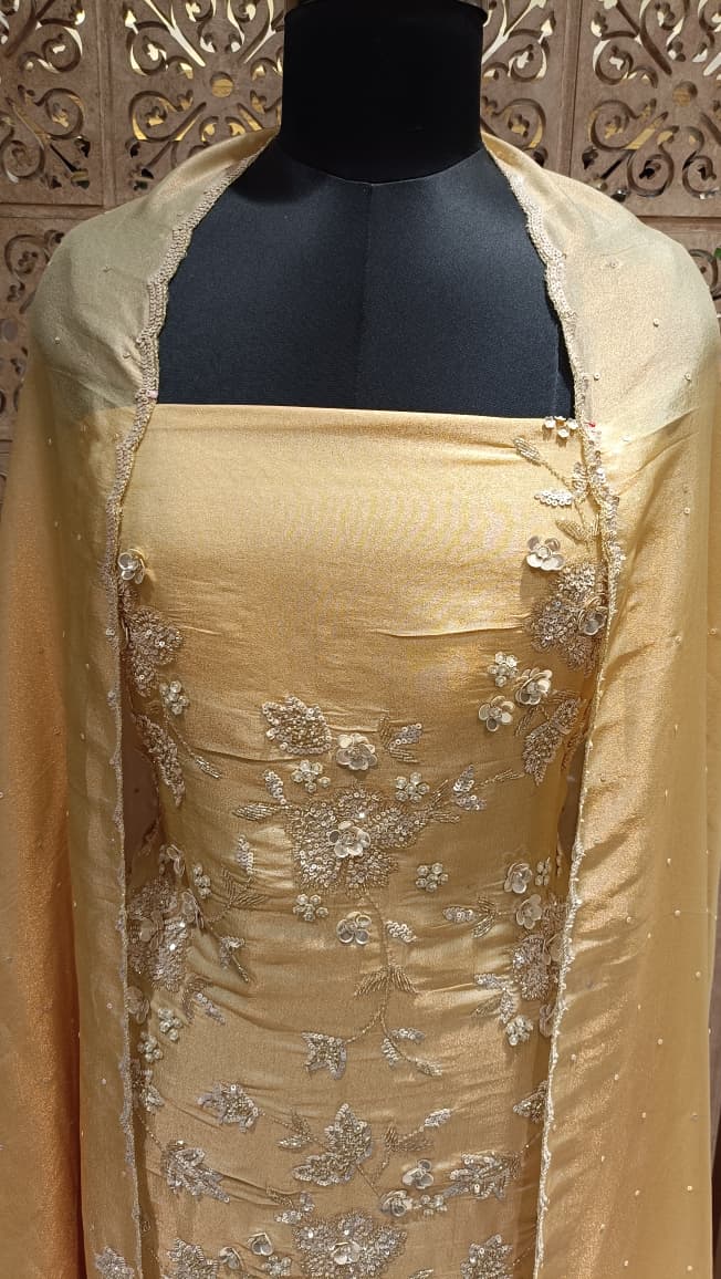 DESIGNER PARTY WEAR DRESS MATERIAL