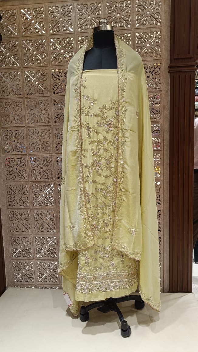 HEAVYY WORK DESIGN DRESS MATERIAL