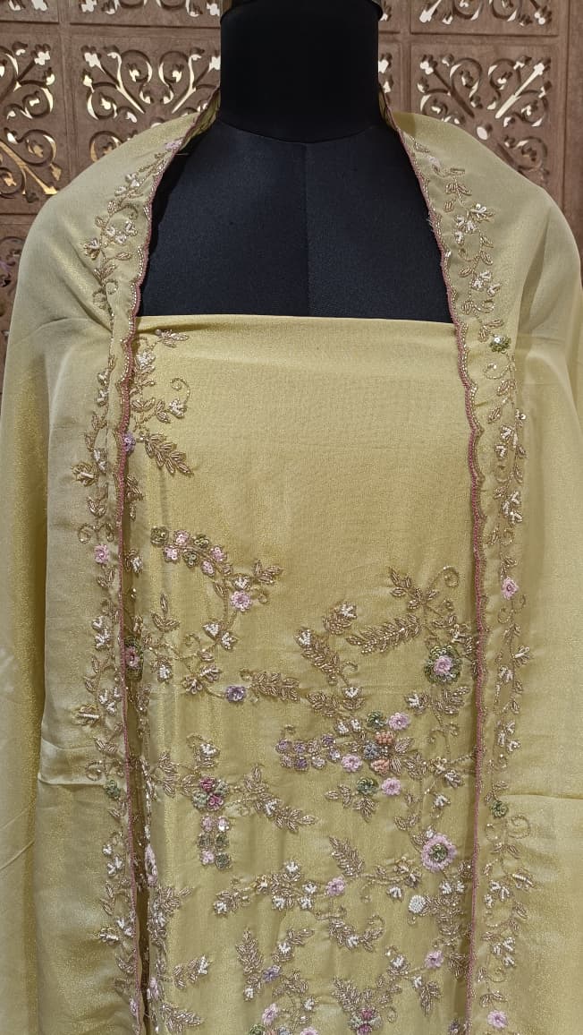 HEAVYY WORK DESIGN DRESS MATERIAL