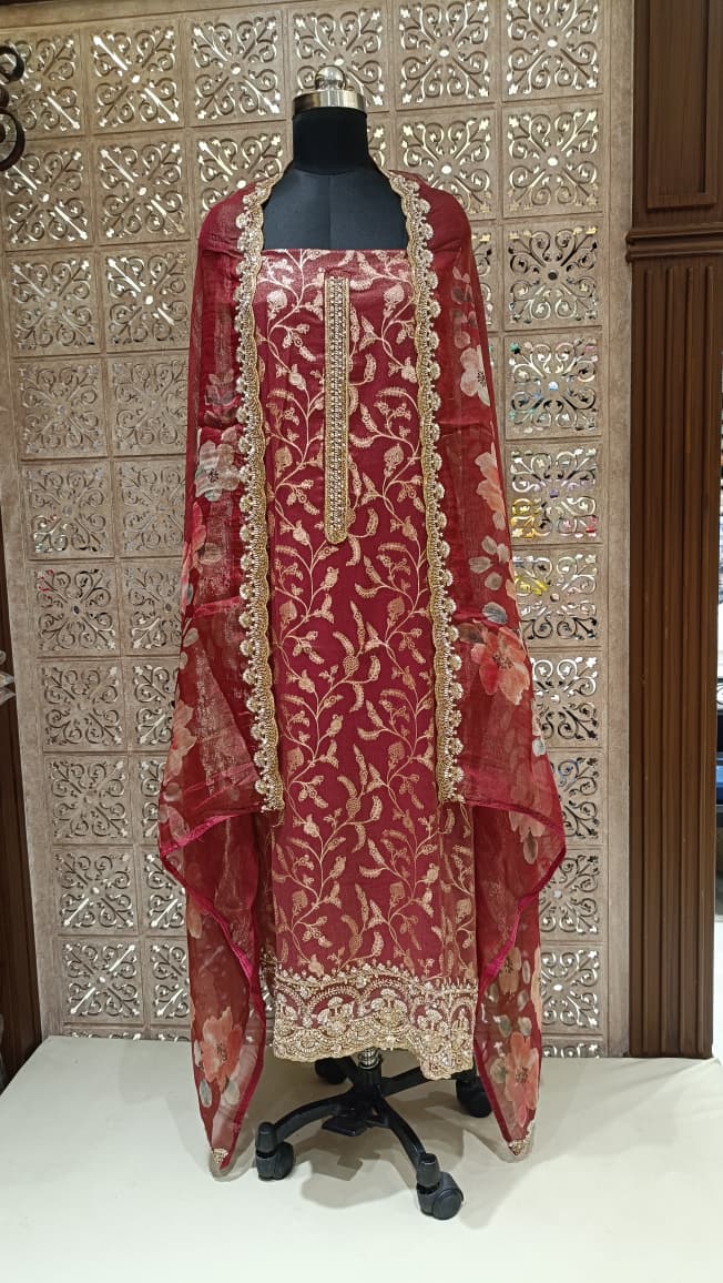 PARTY WEAR DRESS MATERIAL