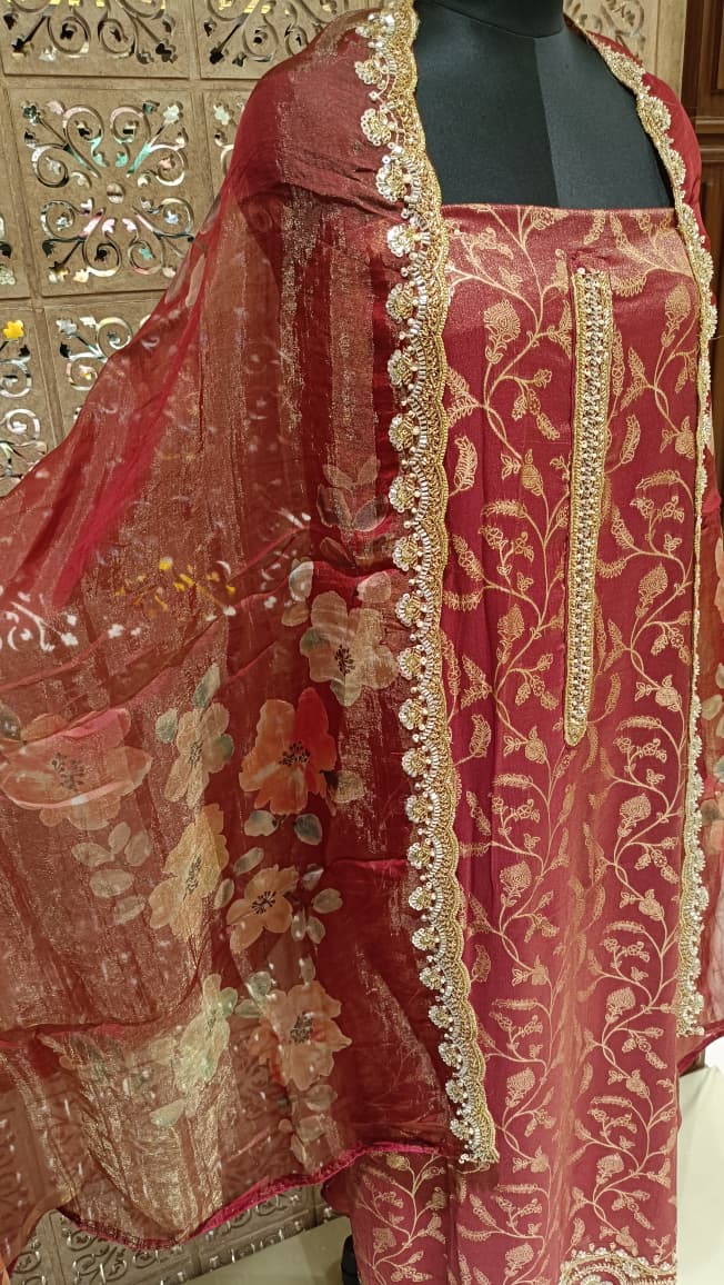 PARTY WEAR DRESS MATERIAL