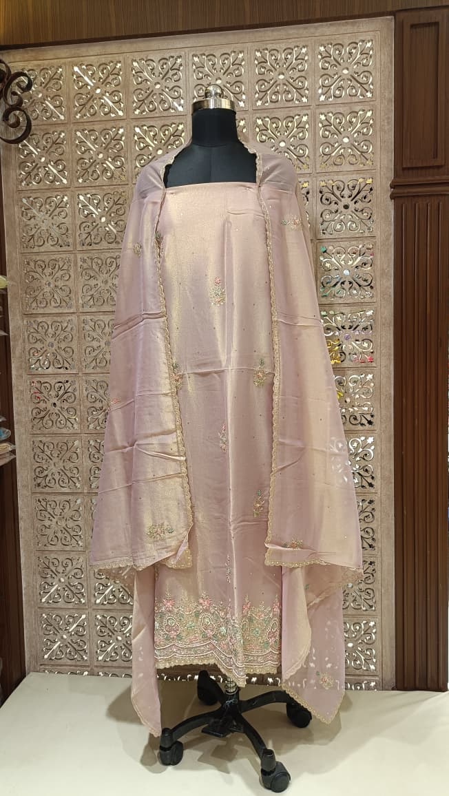 WEDDING FESTIVE OCCASSION PARTY WEAR DRESS MATERIAL