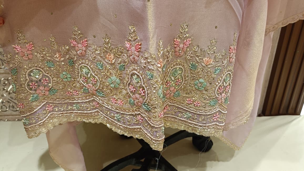 WEDDING FESTIVE OCCASSION PARTY WEAR DRESS MATERIAL