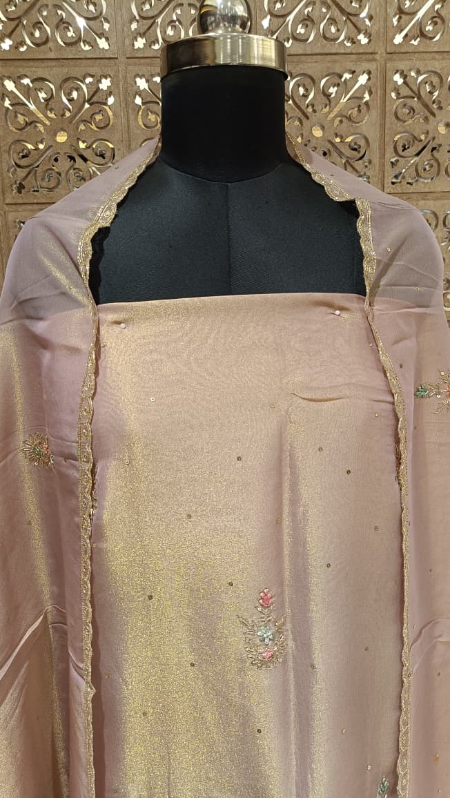 WEDDING FESTIVE OCCASSION PARTY WEAR DRESS MATERIAL