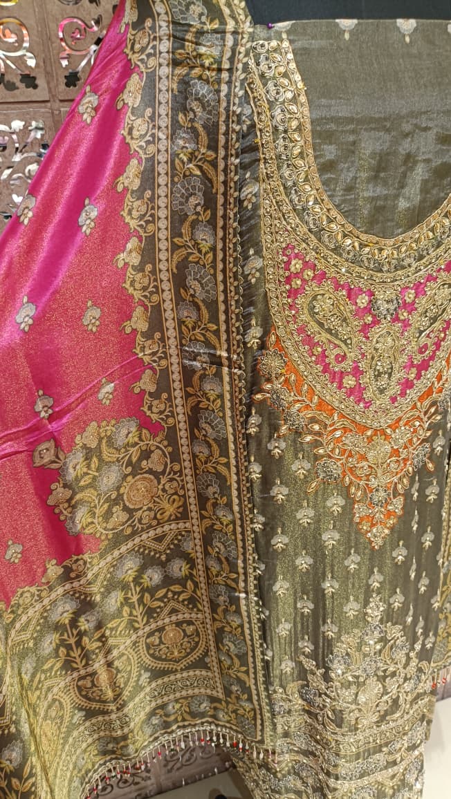 FESTIVE OCCASSION PARTY WEAR DRESS MATERIAL