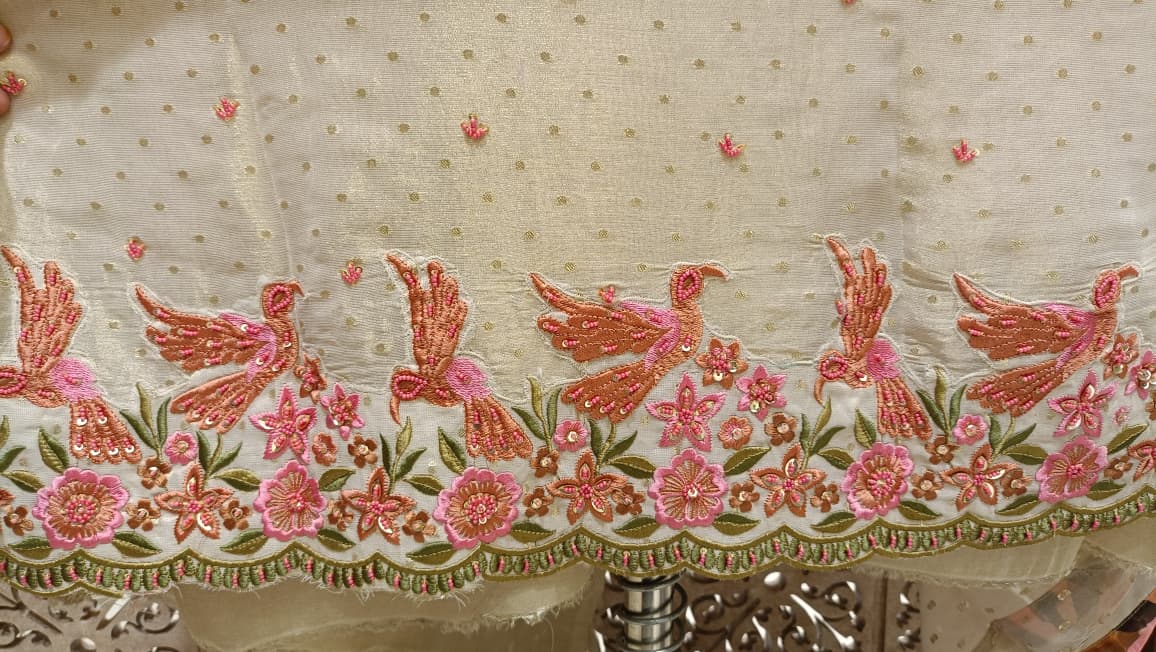 SEMI OCCASSION PARTY WEAR DRESS MATERIAL