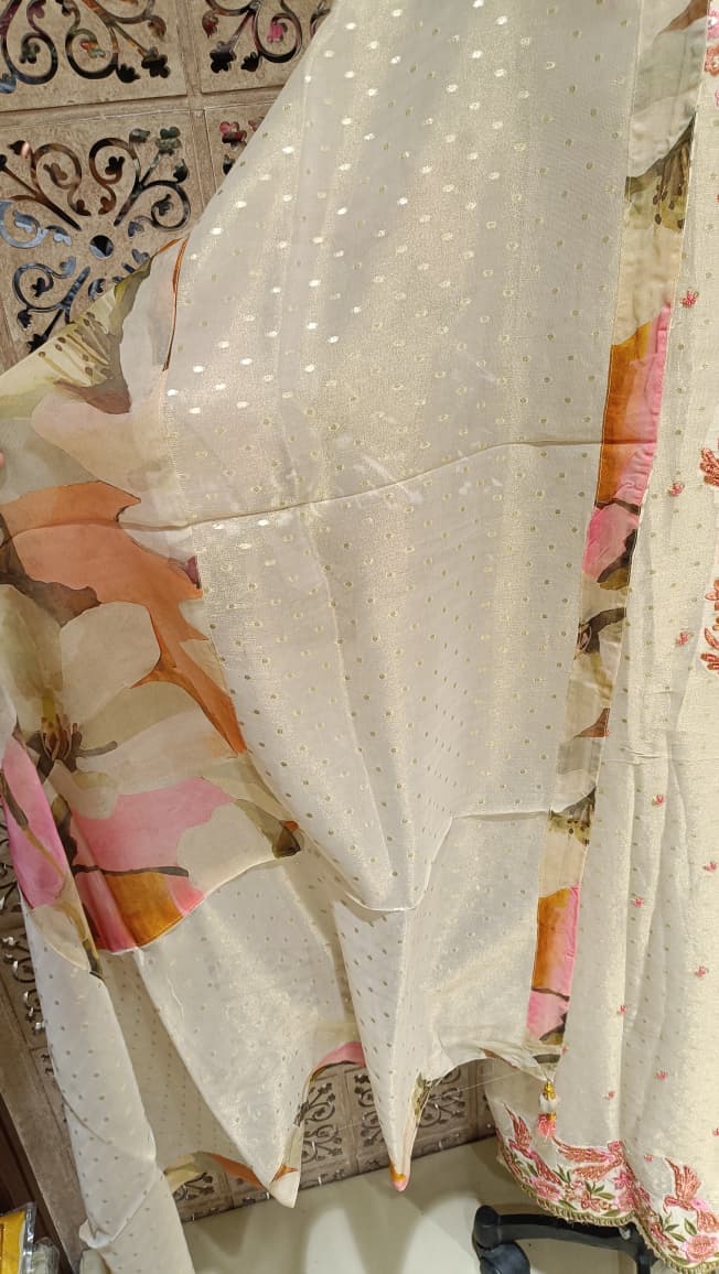 SEMI OCCASSION PARTY WEAR DRESS MATERIAL