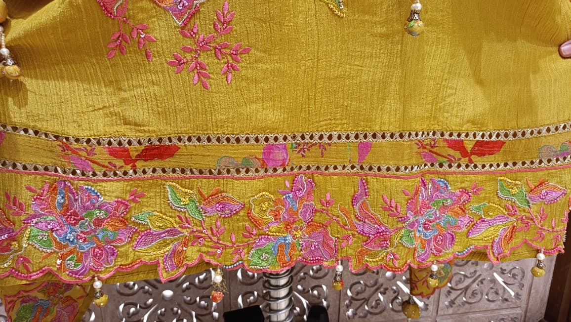 SEMI OCCASSION PARTY WEAR DRESS MATERIAL