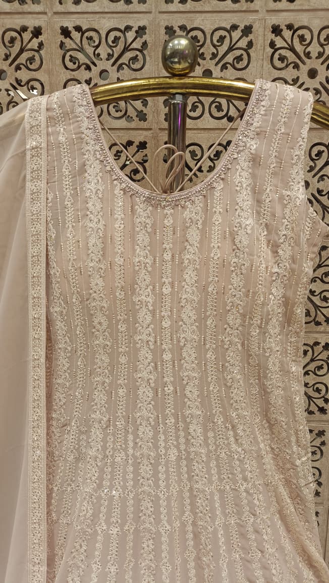 DESIGNER  GOWN STYLE OUTFIT WEDDING EVENING PARTY WEAR