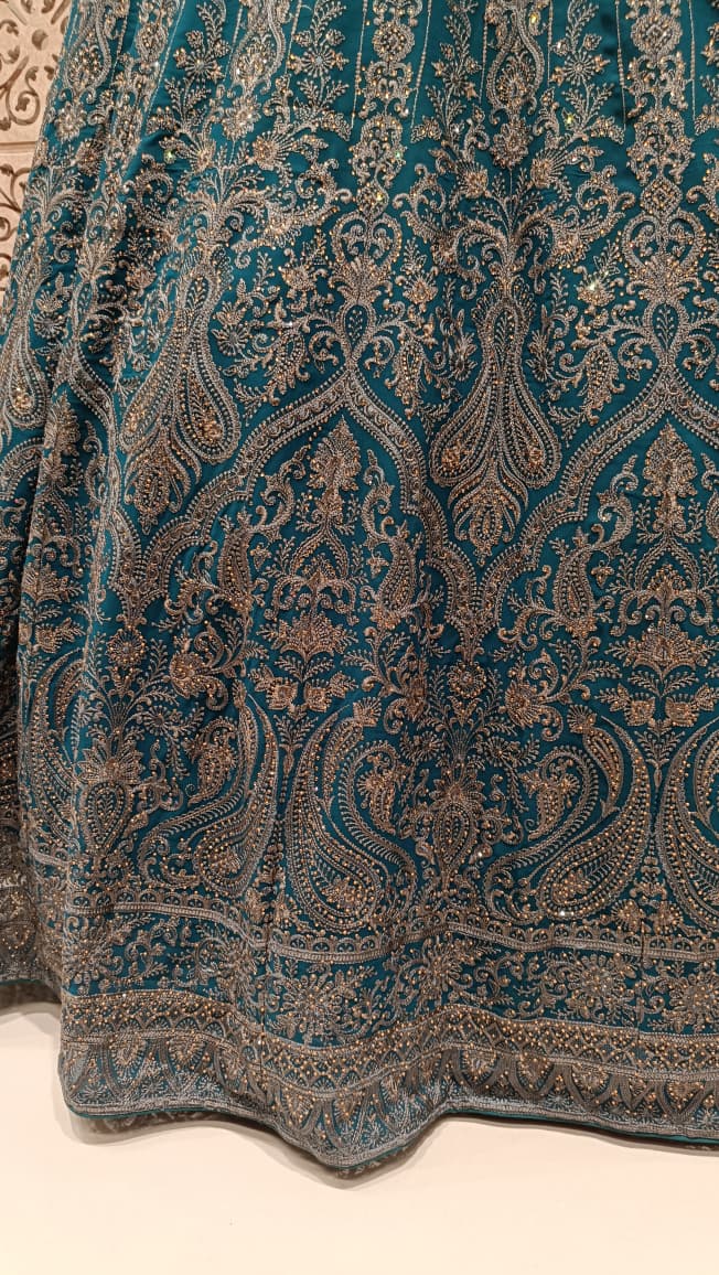 DESIGNER GOWN PARTY WEAR RECEPTION WEDDING OUTFIT