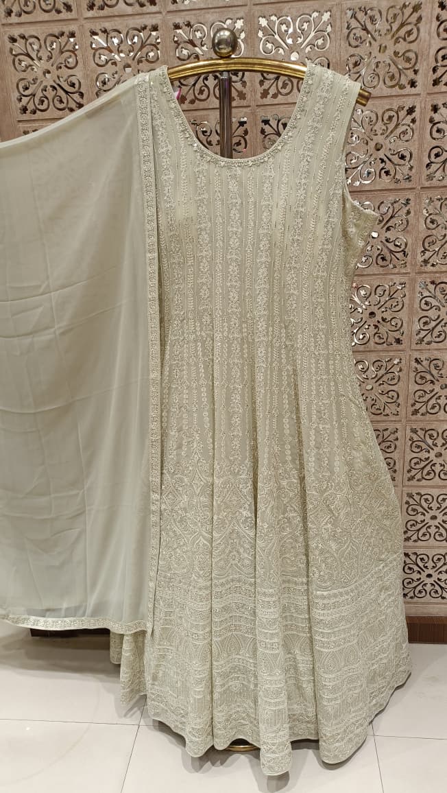 DESIGNER PARTY WEAR GOWN RECEPTION WEDDING FUNCTION