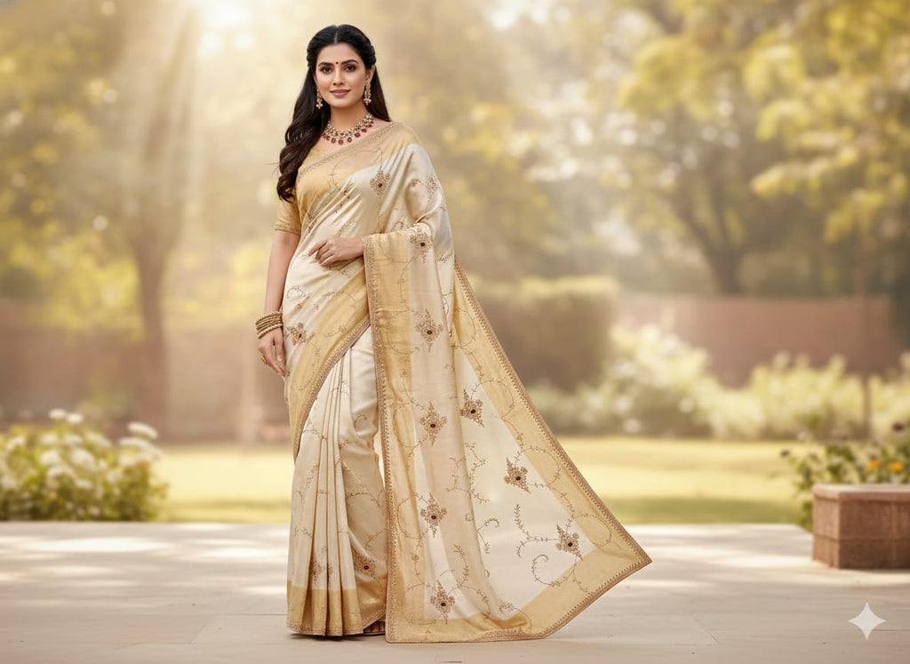 DESIGNER PARTY WEAR SAREE WEDDING RECEPTION FESTIVE OCCASSION