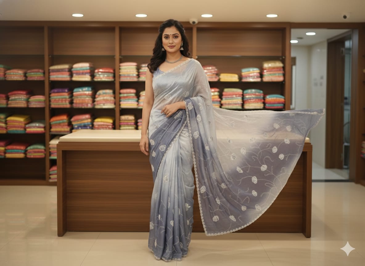 HALDI RECEPTION OUTING EVENING FUNCTIONAL PARTY WEAR SAREE