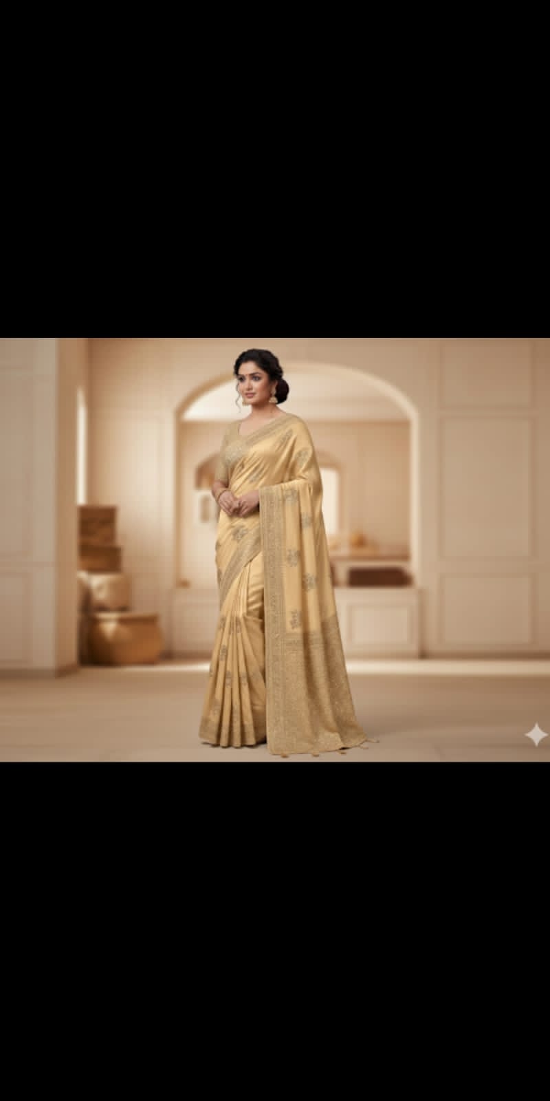 WEDDING RECEPTION PARTY WEAR DESIGNER SAREE