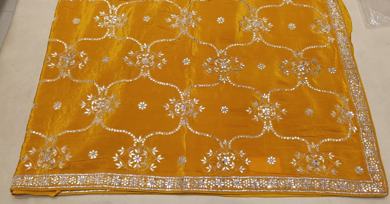 HALDI, MEHNDI FESTIVE OCCASSION PARTY WEAR SAREE