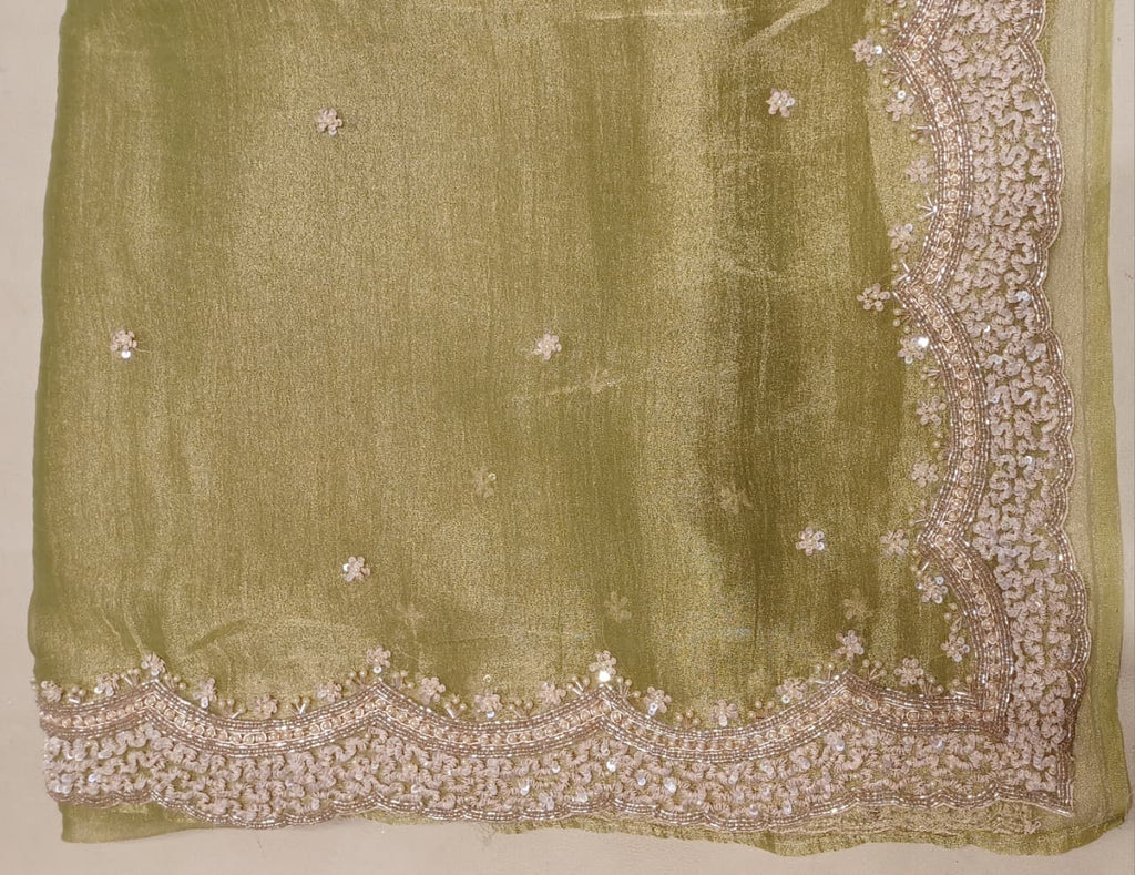 WEDDING MEHENDI SANGEET DESIGNER PARTY WEAR SAREE