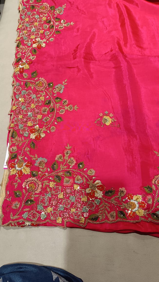 WEDDING RECEPTION PARTY WEAR SAREE