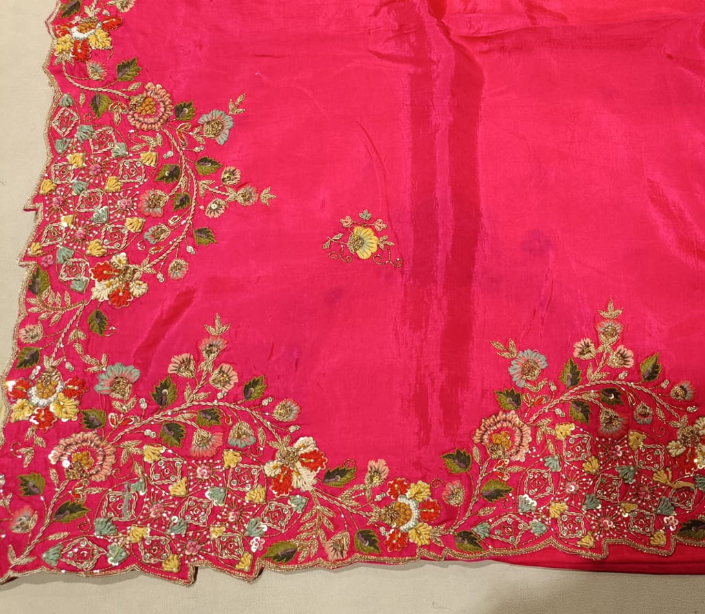 WEDDING RECEPTION PARTY WEAR SAREE