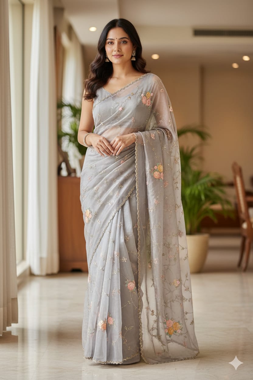 RECEPTION FUNCTIONAL PARTY WEAR SAREE