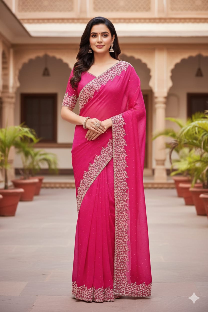 FESTIVE OCCASION PARTY WEAR SAREE