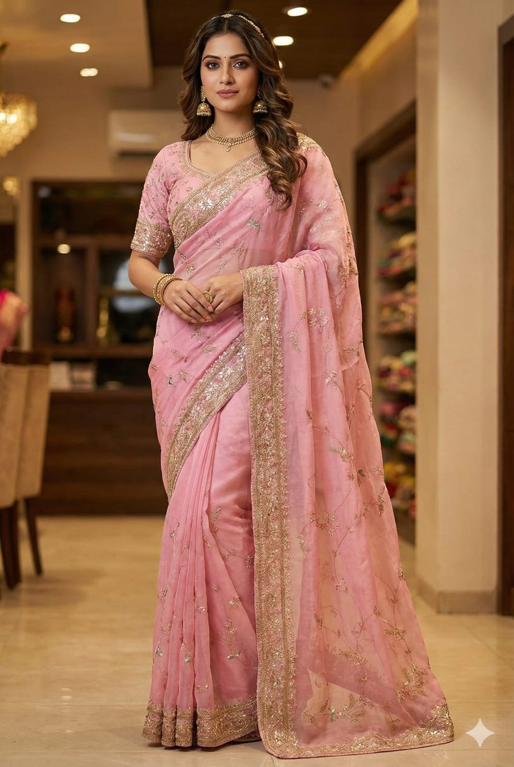 RECEPTION WEDDING FUNCTIONAL PARTY WEAR SAREE