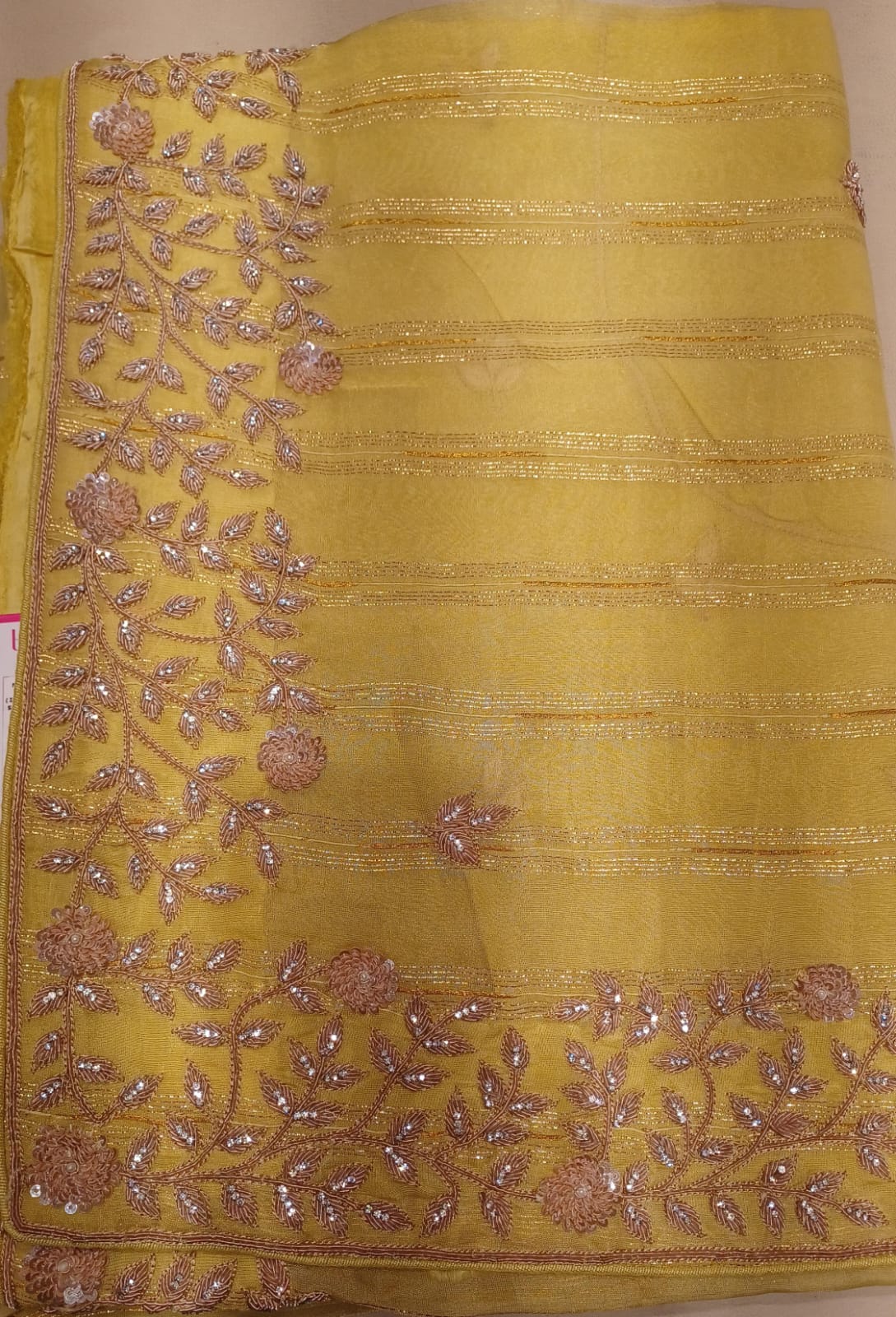 HALDI,MEHNDI SANGEET FESTIVE OCCASSION SAREE