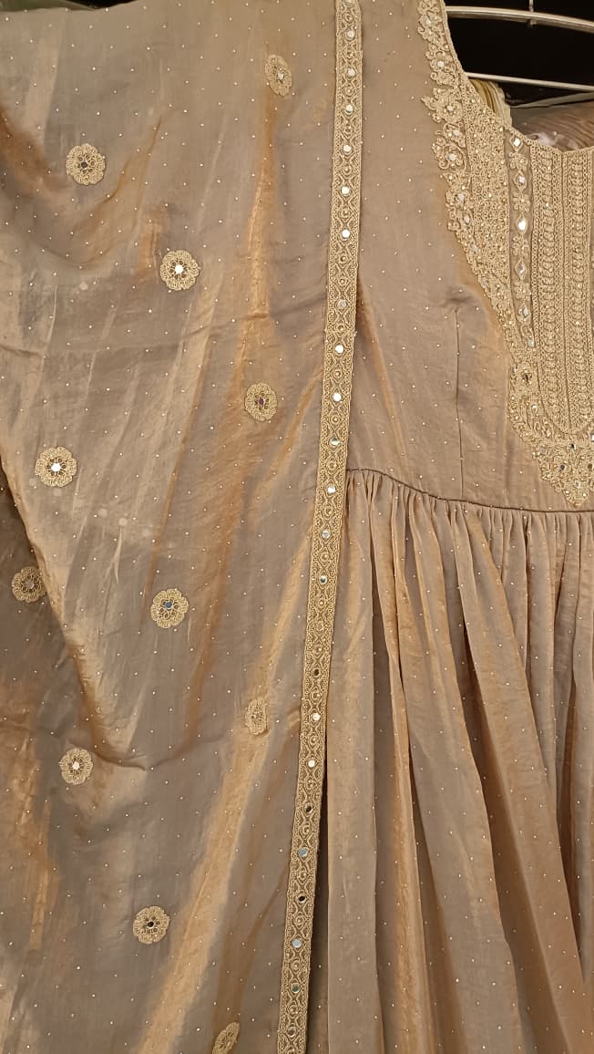 BEAUTIFULL PARTY WEAR FLOOR LENGTH GOWN