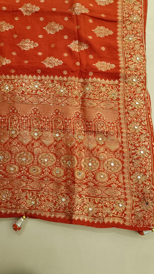DESIGNER PARTY WEAR BANARSI SAREE