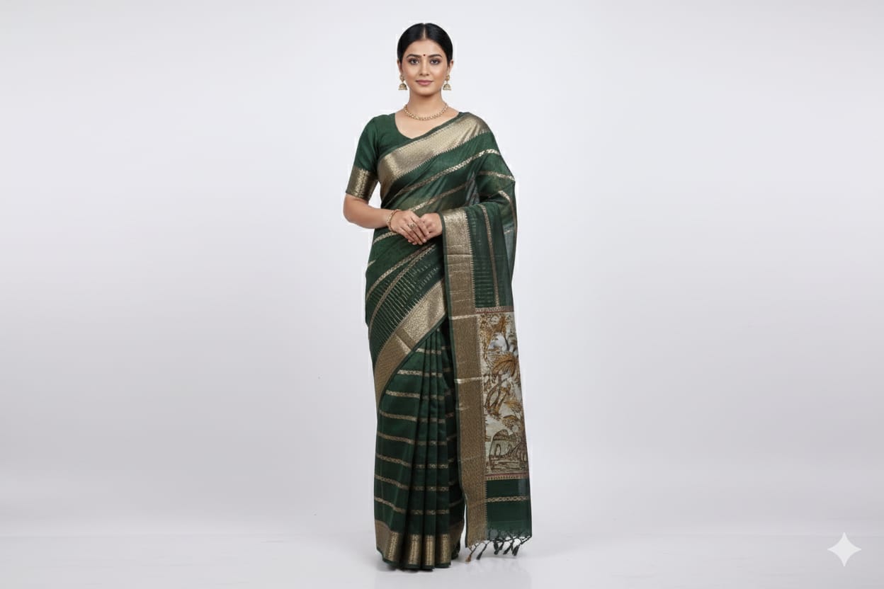 MEHENDI, EVENING OUTING PARTY WEAR SAREE