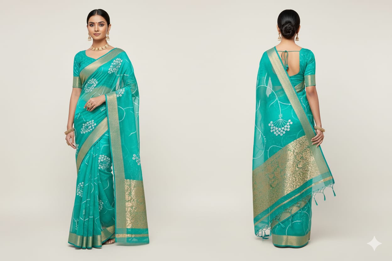 ETHENIC FESTIVE OCCASSION SAREE