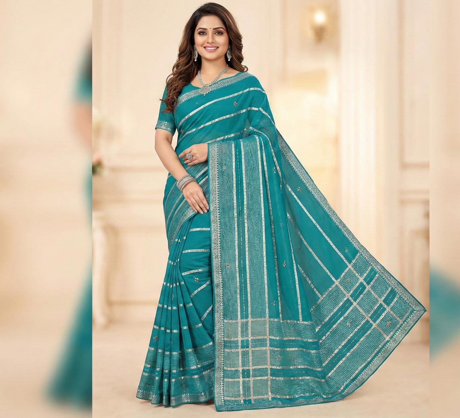 ETHENIC FESTIVE OCCASSION SAREE