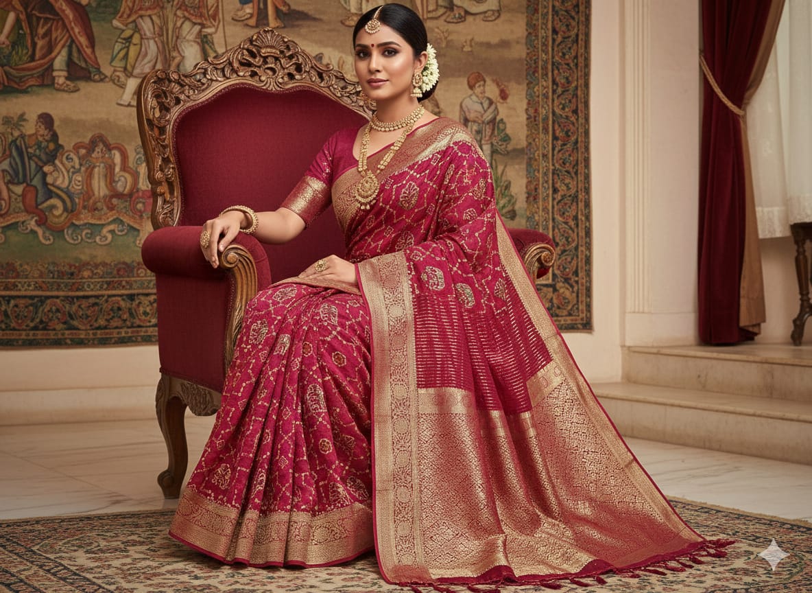 ETHENIC FESTIVE OCCASSION FESTIVE WEAR SAREE