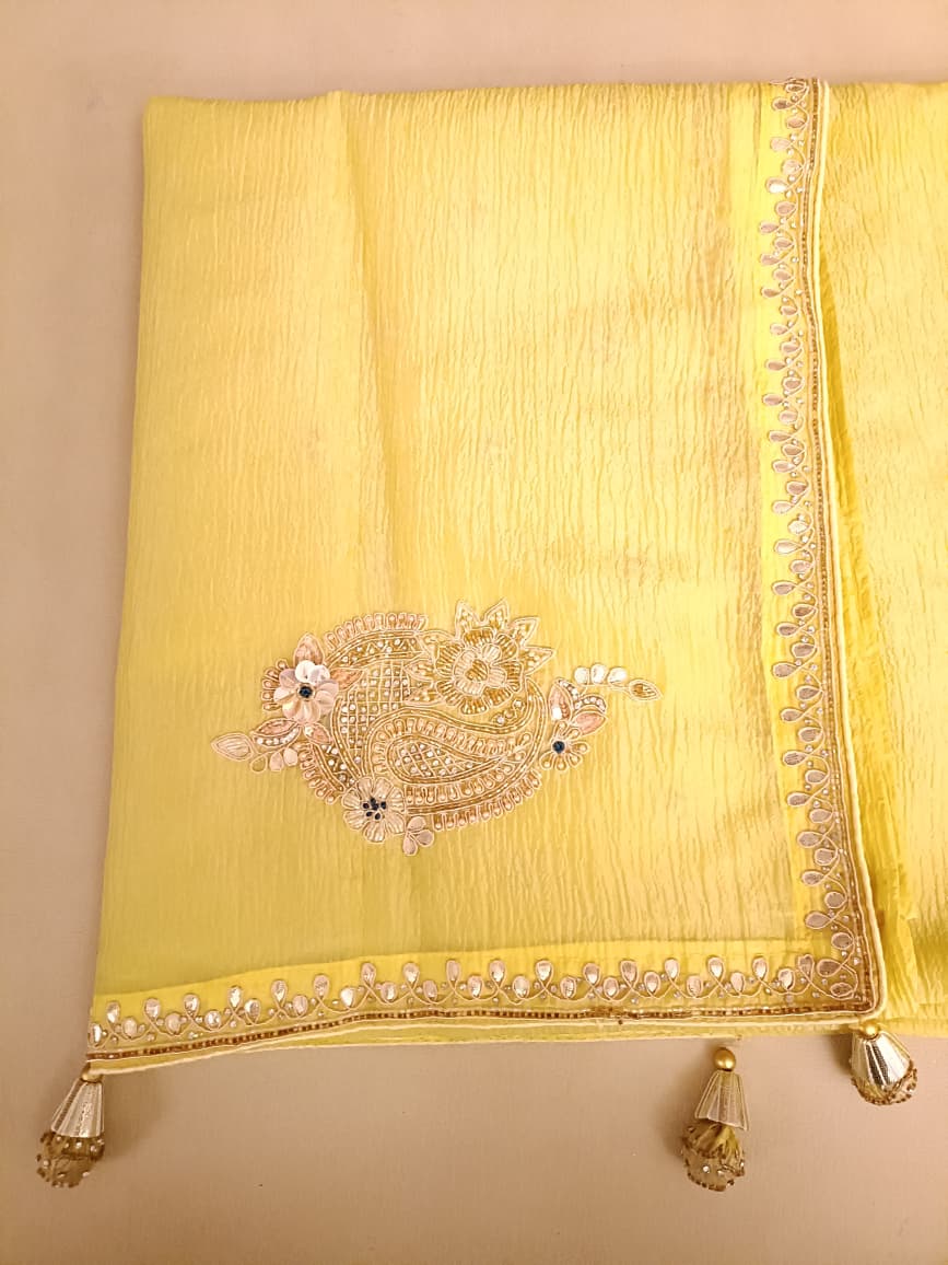 HALDI CEREMONEY, MEHENDI FESTIVE OCCASSION SAREE